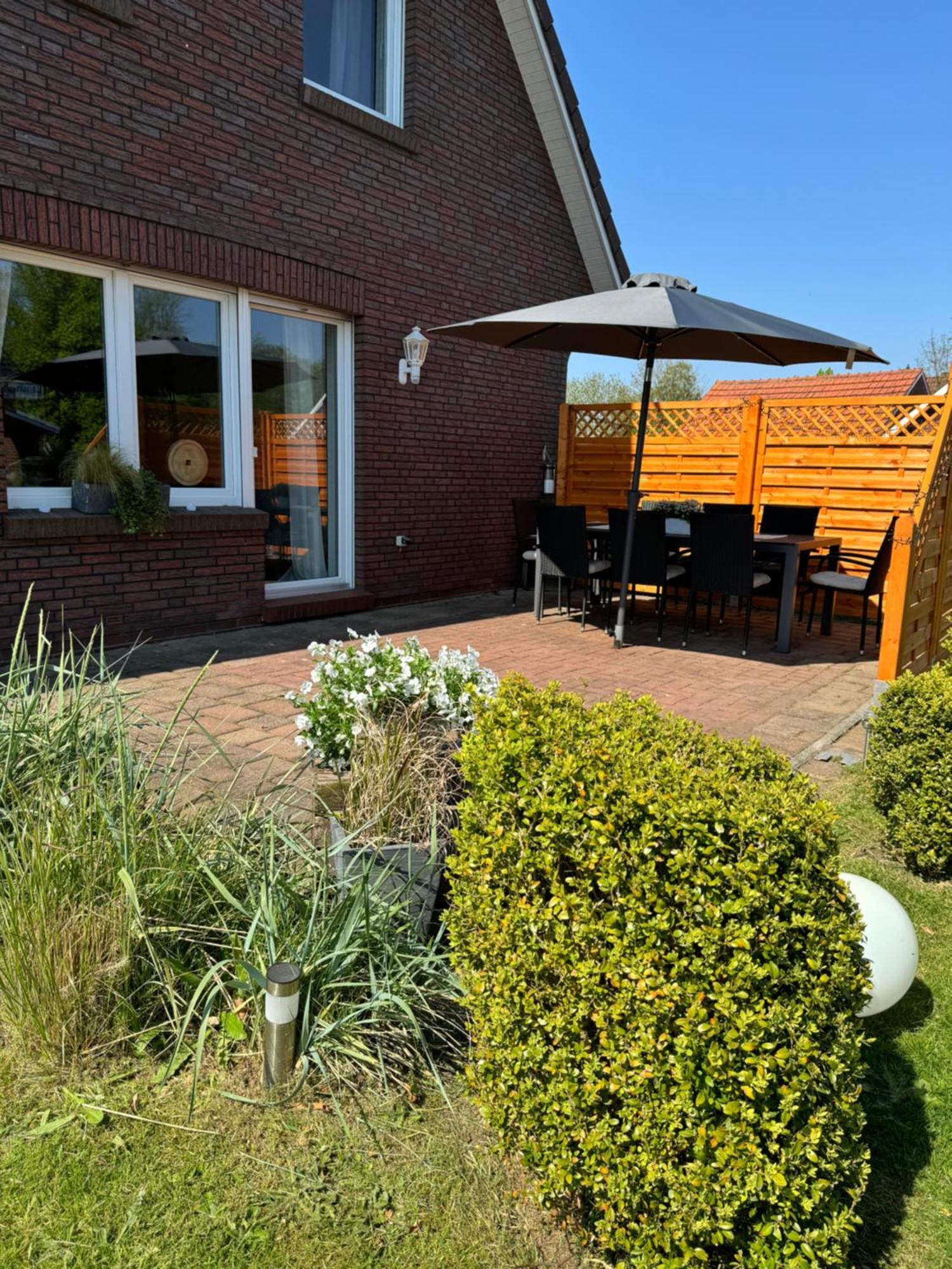 Ferienhaus Meinke Burhafer Feldstrich Exterior foto